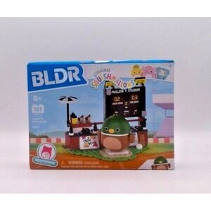 BLDR Squishmallows Mallow Stadium Building Set 121pcs Avery Figure Sports Theme‎